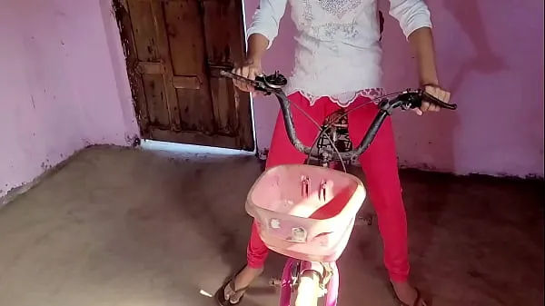 Hot Village girl caught by friends while riding bicycle warm Movies