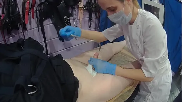 Sıcak Medical fetish sounding in straitjacket Sıcak Filmler