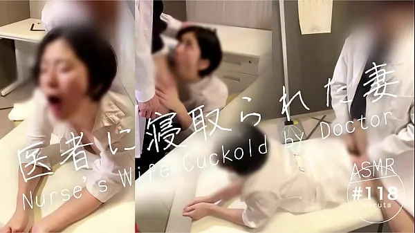 cuckold]“Husband, I’m sorry…!”Nurse's wife is trained to dirty talk by doctor in hospital[For full videos go to Membership Filem hangat panas