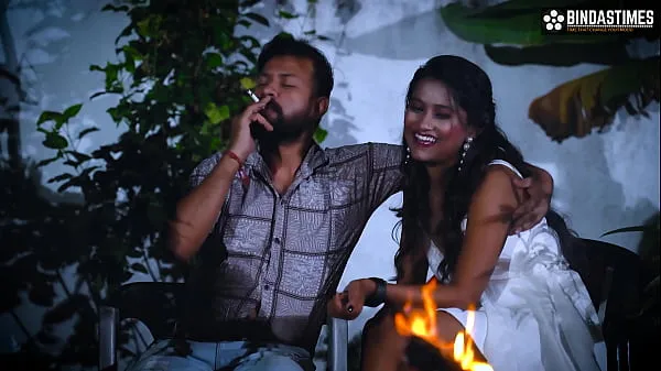 Hot Night Outdoor Bonfire open sex at night with StarSudipa and Cumshots ( Hindi Audio warm Movies