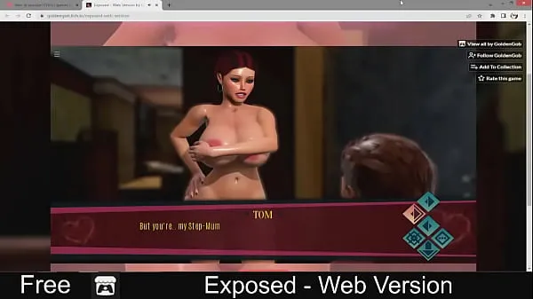 Hot Exposed - Web Version (free game itchio ) Visual Novel warm Movies