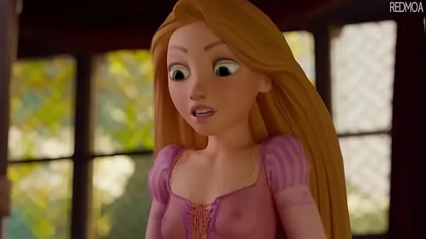 گرم Rapunzel Tries Dick (3D Hentai گرم فلمیں