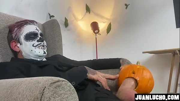 Hot Halloween Solo With Pumpkins warm Movies