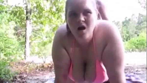 Hot Sexy Chubby BBW In A Tiny Pink Bikini Spreading Her Legs Wide Taking A Rock Hard Dick Pussy To Mouth Getting Massive Cumshot On Her Fat Tits warm Movies