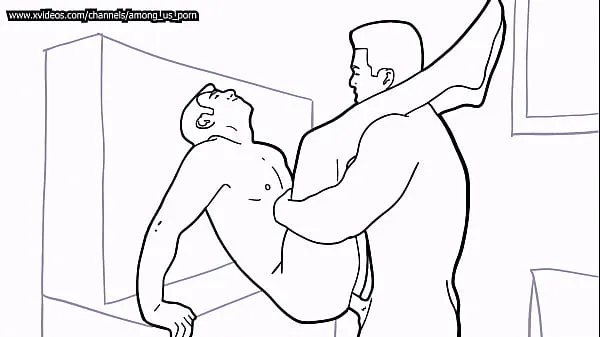 Películas calientes Porno gay animado en blanco y negro parte 4 cálidas