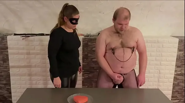 Hot Femdom humiliation, cum feeding. To watch full video check our profile warm Movies