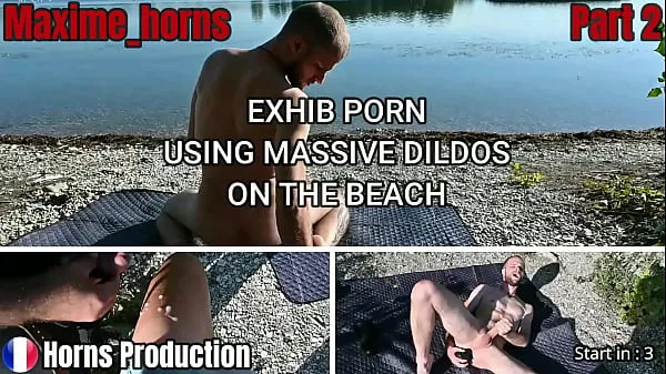 Hot Public Using massive dildos on the beach warm Movies