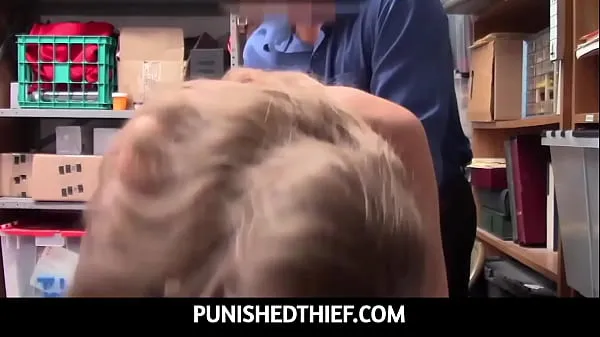 أفلام ساخنة PunishedThief - Cute Blonde Teen Alyce Anderson Caught Stealing Fucked By Horny Security Guard After Making Deal دافئة