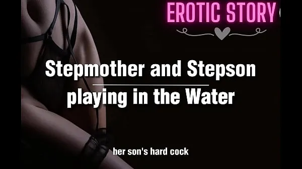 Hot Stepmother and Stepson playing in the Water warm Movies
