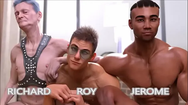 Populárne Gay Threesome horúce filmy