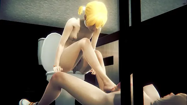 Hot Yaoi Femboy - Futanari Fucking in public toilet Part 1 - Sissy crossdress Japanese Asian Manga Anime Film Game Porn Gay warm Movies