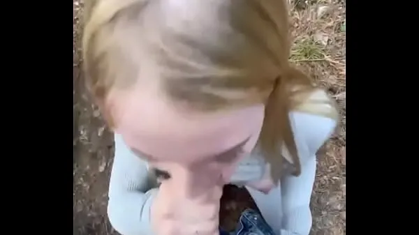 गर्म Public Fuck In The Forest With a Blonde Slut गर्म फिल्में