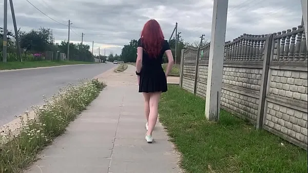 Menő redhead masturbates on the street meleg filmek