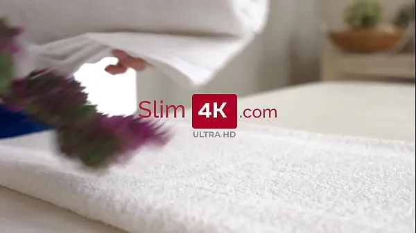Slim4K - Skinny teen massaged till creampie Film hangat yang hangat