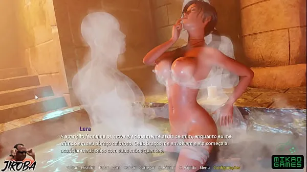 Películas calientes Juego de parodia de Lara Croft - Encontré la piedra mágica y sexual cálidas