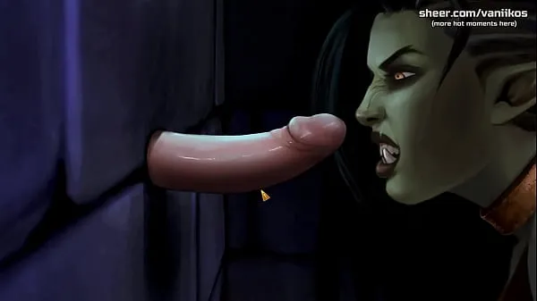 गर्म What a Legend! | Big Tits Orc Monster Girl Teen Gives Glory Hole Blowjob To Stranger In Dungeon Prison | Cartoon Animated Porn Game | Part गर्म फिल्में