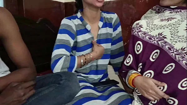 Heiße Stiefmutter genoss den Schwanz ihres Schwiegersohns vor der Hochzeit, Indian Desi Threesomewarme Filme