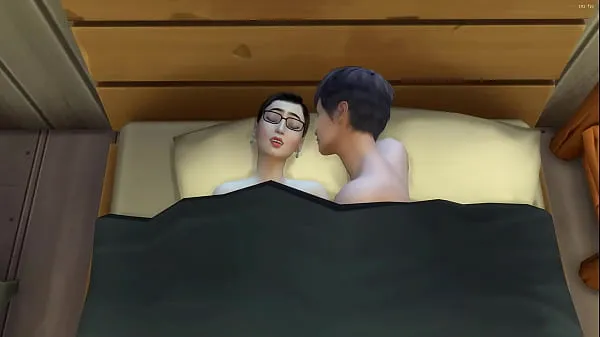 Hot Japanese step mom and step son share the same bed on vacation in Spain - Asian stepson leaves his stepmother pregnant after he fucks her warm Movies