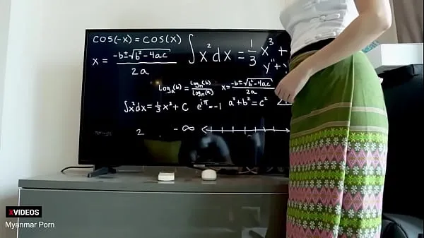 ホットな ミャンマーの数学教師はハードコアセックスが大好き 温かい映画