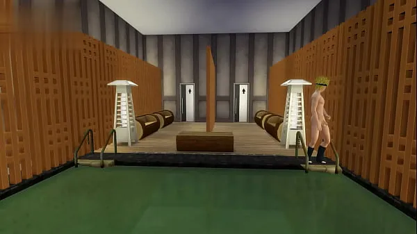 Горячие Наруто, Сакура и Саске обнаженные в ванне. Когда Наруто уходит, они занимаются сексом, а он этого не понимаеттеплые фильмы