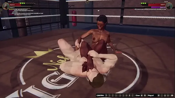 Sıcak Ethan vs. Sarah (Naked Fighter 3D Sıcak Filmler