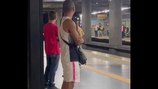 I was on my way to the gym when I met the new guy on the subway, I ended up following him, the end was him fucking my ass in the woods Film hangat yang hangat
