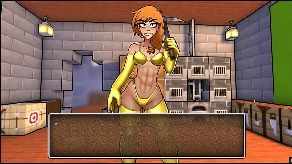 HornyCraft [Minecraft Parody Hentai game PornPlay ] Ep.1 a sexy gold bikini armor for Alex Film hangat yang hangat