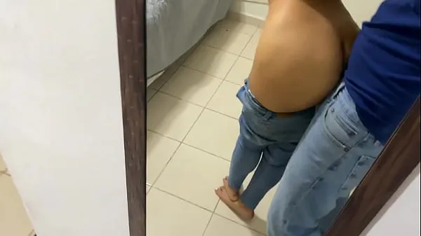 Menő girl fucking her boyfriend with his jeans on meleg filmek