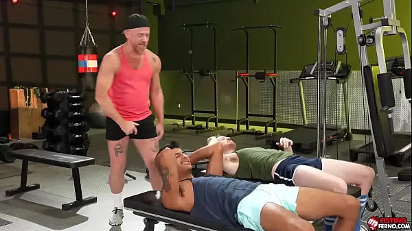 Hot Apollo and Logan fisting after workout warm Movies