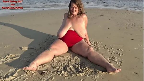 Hot Beach Shaking Tits (free promotional warm Movies