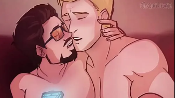 Nóng Iron Man x Captain America - Tony Stark x Steve Rogers Stony Marvel gay sex Phim ấm áp