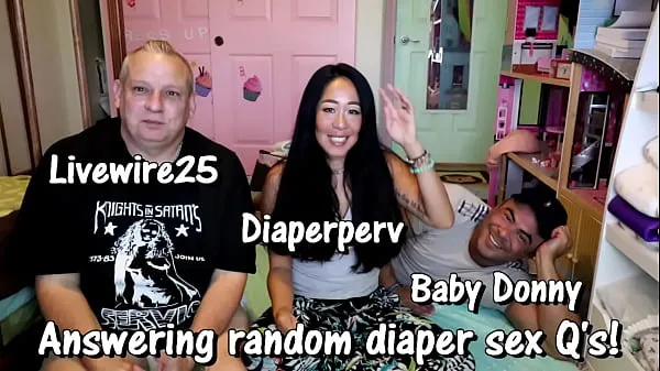 Hotte Answering random Sex questions with diaper fetish varme filmer