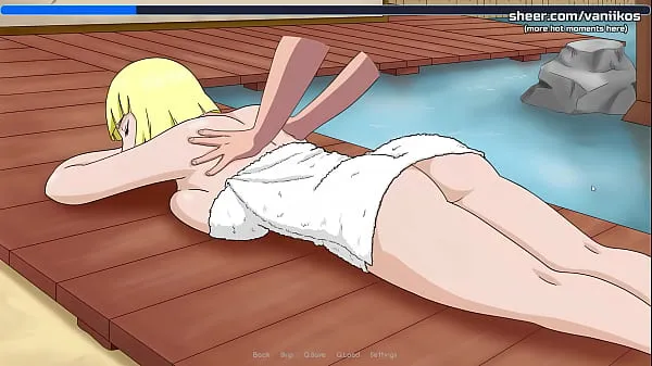 Hot Naruto: Kunoichi Trainer | Busty Blonde Teen Samui Gets A Massage For Her Big Ass And Cumshot On Her Perfect Body At A Public Pool | Naruto Anime Hentai Porn Game | Part warm Movies
