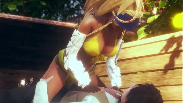 Hot Rikku ff cosplay having sex with a man hentai gameplay video warm Movies