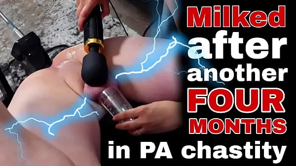 뜨거운 Femdom Milked Ruined Orgasm After 4 Months in PA Chastity Slave Fucking Machine FLR Milf Stepmom 따뜻한 영화