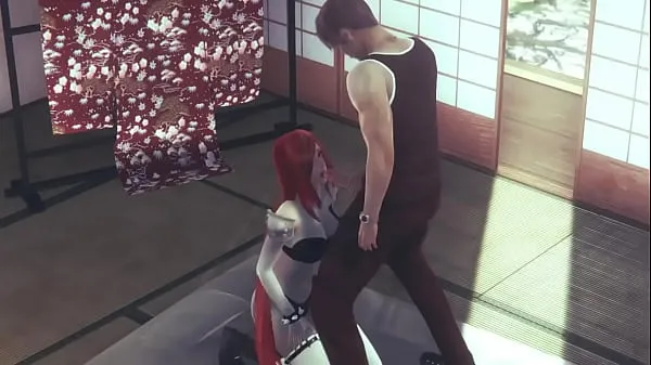 Menő Katarina lol cosplay hentai having sex with a man in gameplay meleg filmek