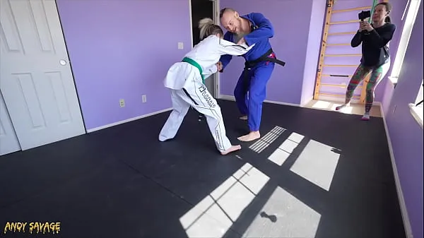 Jiu Jitsu lessons turn into DOMINANT SEX with coach Andy Savage Filem hangat panas