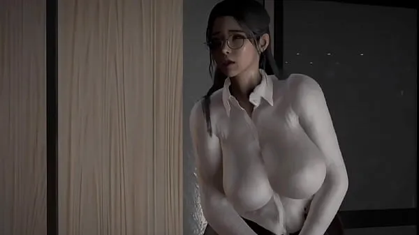 Hotte Office girl and black cock at gym center - Hentai 3D uncensored v287 varme filmer
