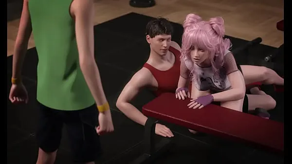 Pink Japanese gym Filem hangat panas