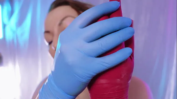 Hot ASMR nitrile medical gloves 2 layers SFW video by Arya Grander warm Movies