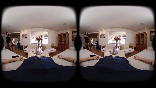ホットな VRB トランス イザベラ フォンタネッリがアプリ VR ポルノのニューハーフとファック デート 温かい映画