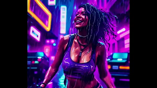 Hot 2050 Cyberpunk futuristic sexy street fashion sfw warm Movies