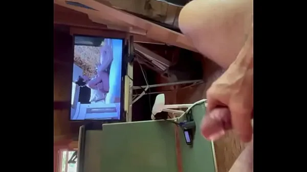 Hot Jerking off watching wife and our friend warm Movies