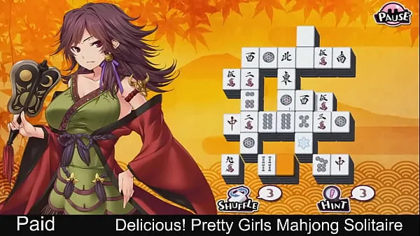 Hotte Delicious! Pretty Girls Mahjong Solitaire Shingen varme filmer