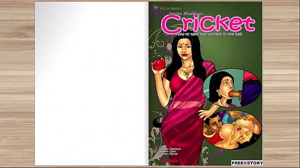 Heiße Savita Bhabhi Episode zwei The Cricket Wie man zwei Wickets in einem Ball schlägt, mit englischer Sprachausgabewarme Filme
