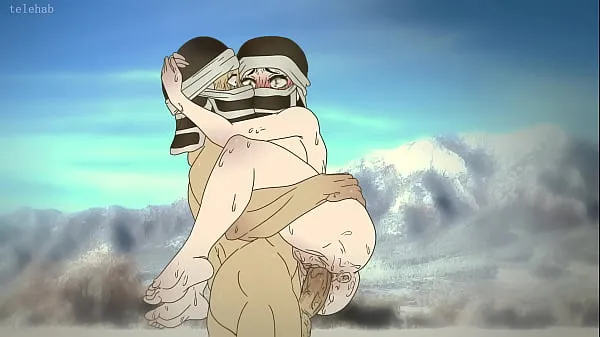 Vroči telehab* Kakushi froze on the mountains and decided to warm up by fucking !Hentai - demon slayer 2d (Anime cartoon topli filmi