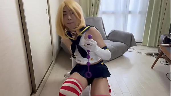 Populárne Transvestite Ruka] Shimakaze-kun Cosplay Chastity Belt Anani 2/3 horúce filmy