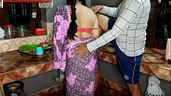 Hot Saree young maid gets her pussy fucked in the kitchen warm Movies