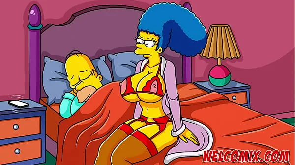 Kuumia Margy's Revenge! Cheated on her husband with several men! The Simptoons Simpsons lämpimiä elokuvia