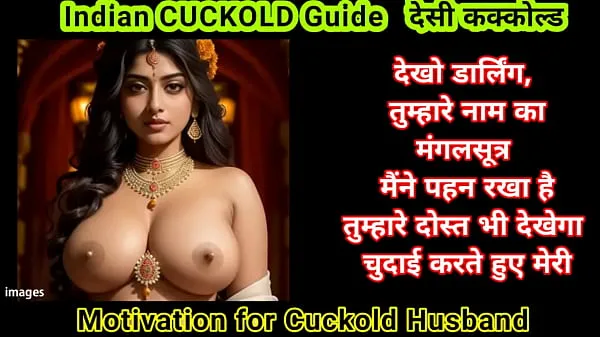 Hot Cuckold Motivation 1 (Indian wife doing cuckold sex for first time Hindi audio warm Movies